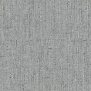 Galerie Shades of Colour Blue Grey Linen Effect Wallpaper