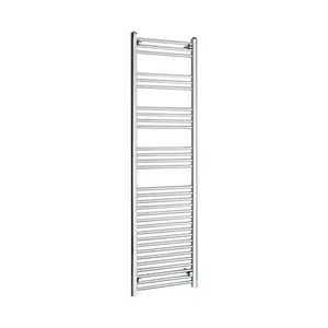 Straight Towel Rail Heated Towel Rails Chrome / 160cm H x 40cm W x 2cmm D