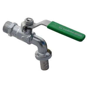 Calido 1/2 Garden Hose Tap BSP Ball Valve Calido Quarter Turn Handle Brass