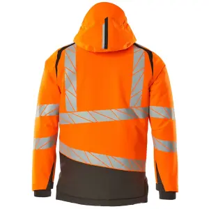 Mascot Accelerate Safe Winter Jacket with CLIMascot (Hi-Vis Orange/Dark Anthracite)  (XX Large)