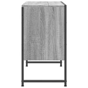 17 Stories Bathroom Sink Cabinet Sonoma Oak 80X33x60 Cm Engineered Wood Gray Sonoma