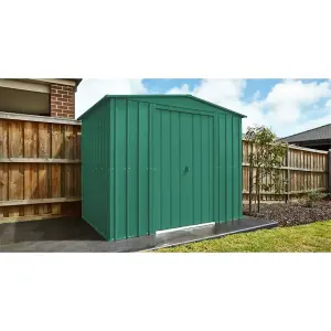 8 x 6 Premier Apex Metal Garden Shed - Heritage Green (8ft x 6ft / 8' x 6' / 2.4m x 1.8m)