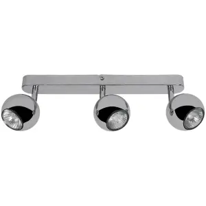 Roccheta Bar Chrome 3 Light Spotlight