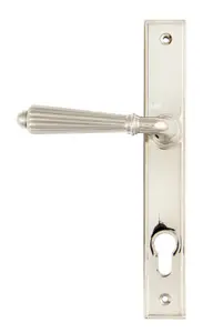 From The Anvil Polished Nickel Hinton Slimline Lever Espag. Lock Set