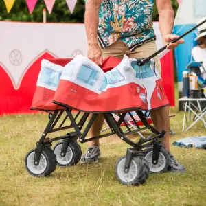 Volkswagen Red Foldable Trolley, 60kg capacity