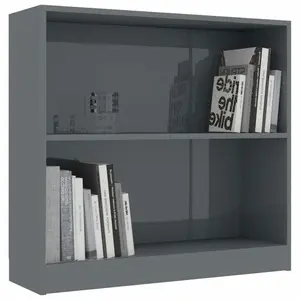 Attwood Bookcase Sonoma Oak/White / 80cm H x 75cm W x 24cm D