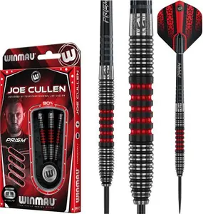 WINMAU Joe Cullen Special Edition Professional 90% Tungsten Darts Set With Flights And Stems (Shafts)