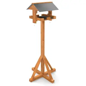 Maypole Bird Table with Slate-Effect Roof