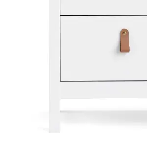 Barcelona Chest 3 drawers in White