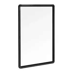 Black Wall Mounted Rectangle Framed Bathroom Mirror Vanity Mirror 500 mm x 700 mm