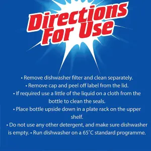 Elbow Grease Dishwasher Cleaner 250ml, Blue (Pack of 3)