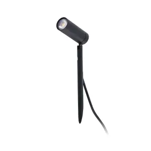 Luminosa Seth LED Outdoor Short Spike Light Black IP44