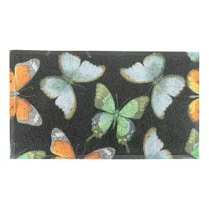 Watercolour Butterfly Doormat (70 x 40cm)