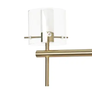 Spa Gene Satin Brass effect Triple Wired LED