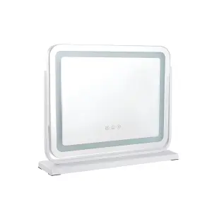 Hollywood LED Lighted Makeup Mirror Touch Screen with 3 Color for Home Bedroom