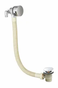 Aquarius FT Overflow Bath Filler and Easy Clean Waste Kit Chrome