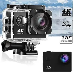 4K Action Camera 1080P/30FPS 2.0" 170D Underwater Waterproof Video Recording Sports Cameras Outdoor