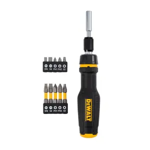 DeWalt 11 Piece Ratcheting screwdriver & bit set