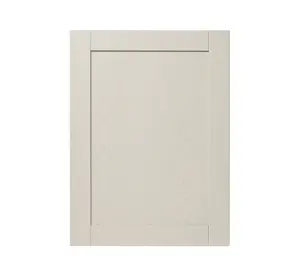 GoodHome Verbena Painted natural ash Matt cashmere Shaker Tall appliance Cabinet door (W)600mm (H)806mm (T)20mm