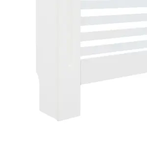 Berkfield Radiator Covers 2 pcs White 112x19x81.5 cm MDF