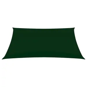 Berkfield Sunshade Sail Oxford Fabric Rectangular 3.5x4.5 m Dark Green