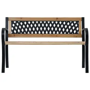 Berkfield Garden Bench 120 cm Wood