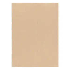 Modern washing carpet LINDO beige, anti-slip, shaggy 180x270 cm