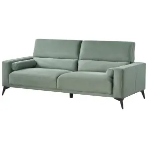 3 Seater Fabric Sofa Green ANGE