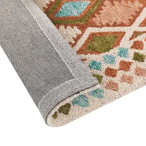 Wool Area Rug 200 x 200 cm Multicolour ERMENEK