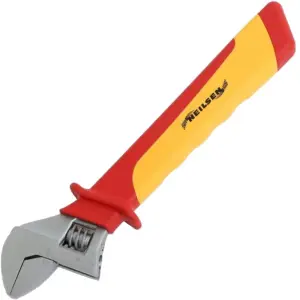 Neilsen 250mm Adjustable Spanner Wrench VDE Insulated  Soft Grip Handle 10"