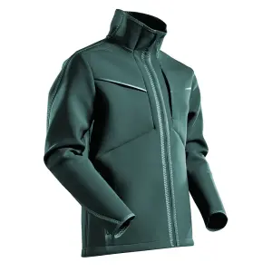 Mascot Customized Modern Fit Softshell Jacket (Forest Green)  (Large)