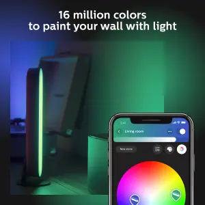 Philips Hue White and Colour Ambiance Play Lightbar 2 Pack with Bridge Starter kit