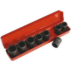 Premium 8 Piece Impact Socket Set - 3/4 Inch Drive for High Torque Applications