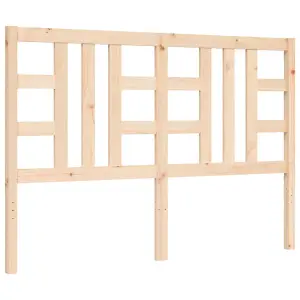 Berkfield Bed Frame with Headboard 160x200 cm Solid Wood