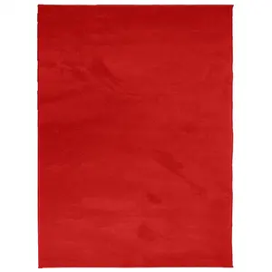 Rug OVIEDO Short Pile Red 240x340 cm