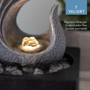 Valiant Indoor Water Fountain with Ambient LED Lights