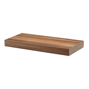 Shelf Depot Walnut Floating Shelf (L)445mm (D)250mm