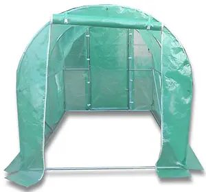 3m x 2m + Ground Anchor Kit (10' x 7' approx) Pro+ Green Poly Tunnel