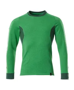 Mascot Accelerate Modern Fit Sweatshirt (Grass Green/Green)  (Medium)