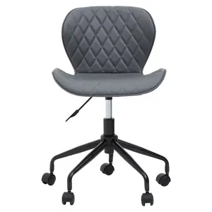 Interiors by Premier Brent Grey And Black Home Office Chair