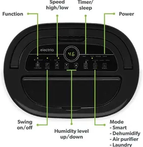 20L Low-Energy Quiet Laundry Dehumidifier | Electriq