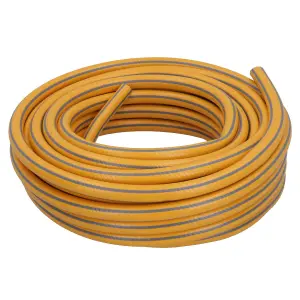 Hozelock Starter Garden Hose Pipe 12.5mm 15m PVC Watering Yard & Fittings