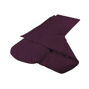 Duvalay Comfort Sleeping Bag Plum 4.5 Tog Hollowfibre 66(W)x190(L)cm