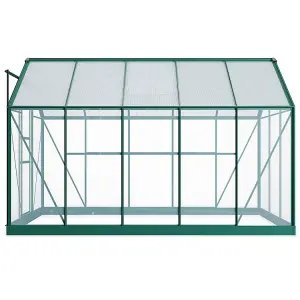 Rosette Hobby Aluminium Polycarbonate Greenhouse - 6x10