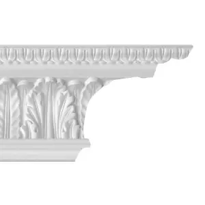 Regal Acanthus Leaf Plaster Coving 144mm x 160mm - 48m Pack