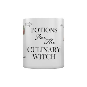 Grindstore Potions For The Culinary Witch Mug White/Black (One Size)