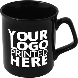 Branded Mugs | Promotional Printed Mugs - Black