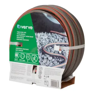 Verve Green & Mango 3-layer reinforced hose pipe (D)½" x (L)15m