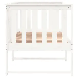 Berkfield Day Bed White 80x200 cm Solid Wood Pine