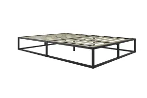 Birlea Soho Metal Platform Double Bed Black